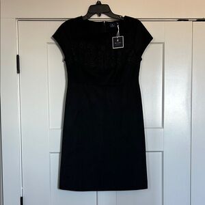 NWT Kaari Blue Faux Suede Black Dress - Women’s Size 2